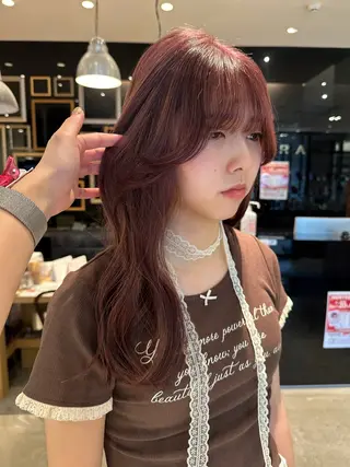 セミロング 美 海のヘアスタイル