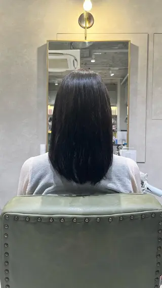 セミロング カラー 新宿/アシスタント AiNAのヘアスタイル