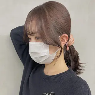 セミロング 韓国風/髪質改善 赤み消し✨junkiのヘアスタイル