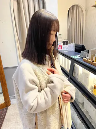 ミディアム siki所属・SIKI yuuna レイヤーカット🪽のヘアスタイル