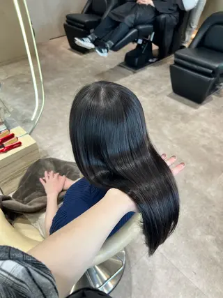 ミディアム カラー ✨髪質改善 縮毛矯正 艶髪 立川 コウキ✨のヘアスタイル