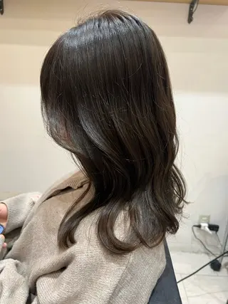 セミロング 韓国ヘア🇰🇷 増田夏希のヘアスタイル