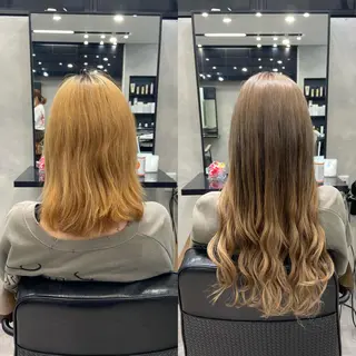 ロング カラー ヘアアレンジ ar+ ❤︎ maiのヘアスタイル