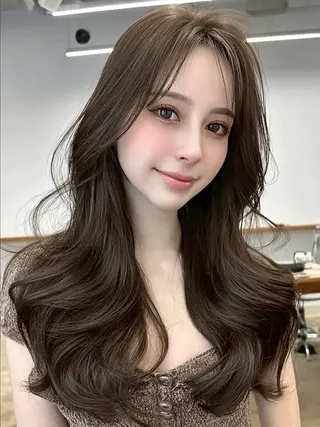 ロング カラー 💎透明感/韓国/ レイヤー/泉亮介💎のヘアスタイル