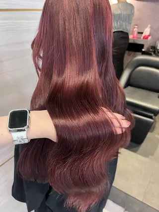 ロング カラー 🩶mana🩶艶髪 /カラーオンカラーのヘアスタイル