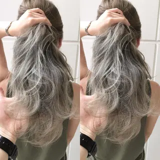 ロング カラー ヘアアレンジ BANK'S hair所属・💐ケラチン 髪質改善寺坂雄飛💐のヘアスタイル