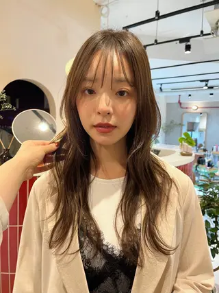 セミロング 🫧レイヤー/暖色 /ベージュMAI🫧のヘアスタイル