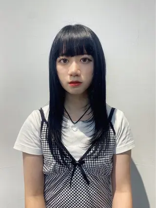 ロング カラー あいり 福岡美容師のヘアスタイル