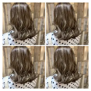 カラー 髪質改善艶髪 ℍ𝔸ℝ𝕌𝕂𝔸のヘアスタイル