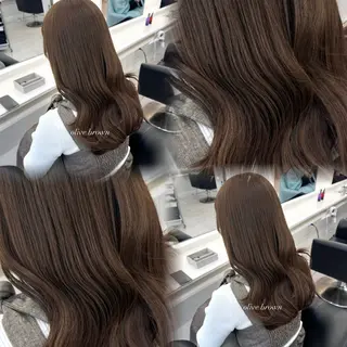 ロング ParveMix 宮﨑 梨里のヘアスタイル