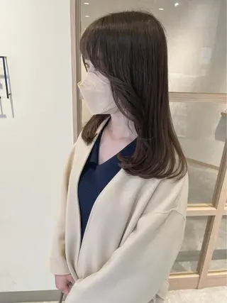 セミロング gotodayシェアサロン名古屋店所属・フリーランス美容師 mikaのヘアスタイル
