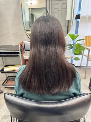 ミディアム 髪質改善✨️ 美髪矯正🍵｜ヨコチのヘアスタイル