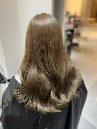 セミロング カラー ヘアアレンジ ✨韓国/外国人風✨ 江原巧のヘアスタイル