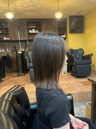 ミディアム 韓国ヘア🫧艶カラー 🫧髪質改善/オオヤのヘアスタイル