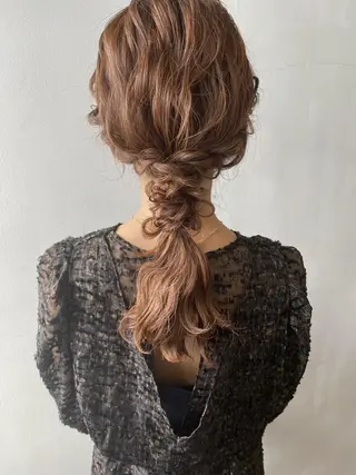 ヘアアレンジ 🌟アレンジが似合う カラー🌟Rumiのヘアスタイル
