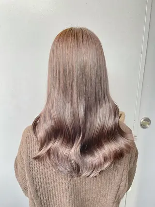 ロング カラー ベージュカラー💖 やすひろのヘアスタイル