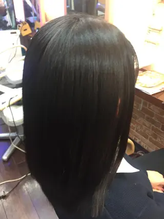 セミロング パーマ 桧山 真のヘアスタイル