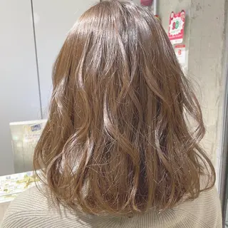 ロング カラー パーマ ヘアアレンジ SOLO BEAUTY SALON所属・🩶EM ILY🩶のヘアスタイル