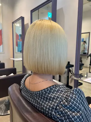 ミディアム シャンプーボーイセントラル所属・ミウラフウキ 髪質改善のヘアスタイル