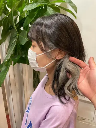 カラー 【店長】インナー指名 No.1戸塚優思のヘアスタイル