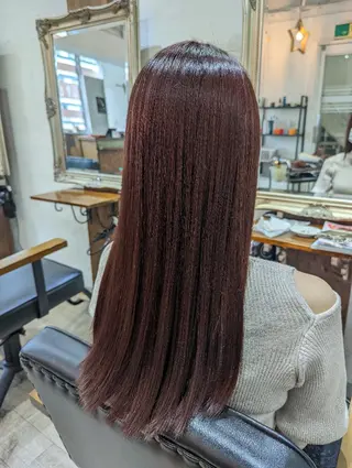 ロング カラー bathair  所属・bathair 持田侑祐のヘアスタイル