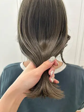 ミディアム カラー cirrus🕊 韓国ヘア♡山縣あかりのヘアスタイル