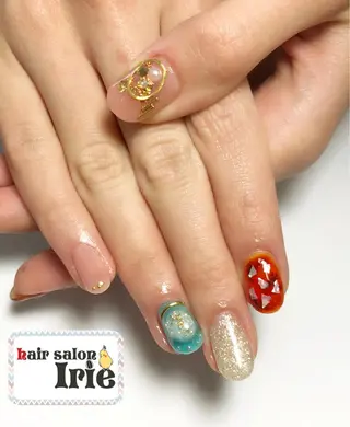 ネイル Hair salon Irie所属・與儀 知佳のネイルデザイン