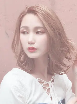 ミディアム 🦋 RUKA🦋のヘアスタイル