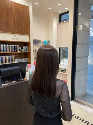 カラー 木村 柚伊のヘアスタイル