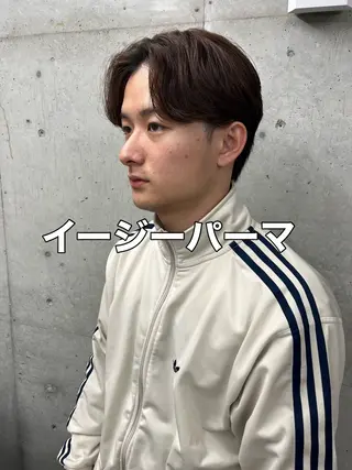 パーマ メンズ メンズパーマ特化 福岡正真のヘアスタイル