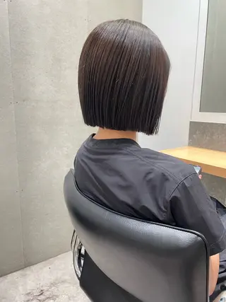 ミディアム カラー 小坂 郁美のヘアスタイル