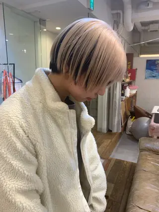 ショート カラー 【takk】 ナカヤママサヨシのヘアスタイル