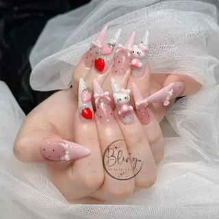 ロング Bling Salonのネイルデザイン