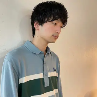 ショート メンズ 野村矩樂/パーマ /縮毛矯正のヘアスタイル