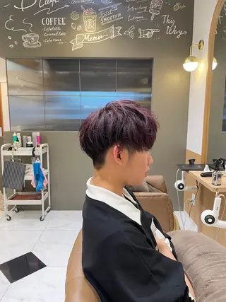 ショート カラー メンズ 辻 雅也のヘアスタイル