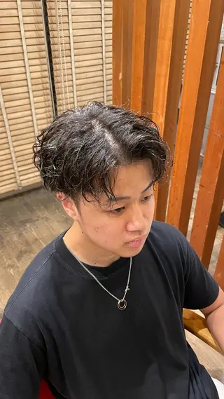 ショート メンズ 椿 大輔のヘアスタイル