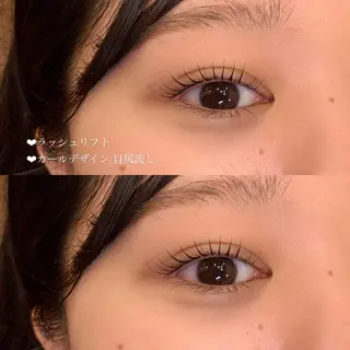 マツエク・マツパ EYELA甲府昭和 hiraiのマツエク・マツパデザイン