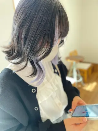 ミディアム カラー エクステ/髪質改善/ rita/フルヤマのヘアスタイル