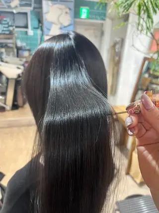 ミディアム 新宿/髪質改善 艶カラー👶Renaのヘアスタイル