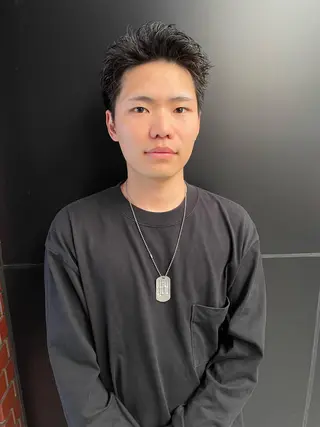 メンズ スパイキーパーマ 柏NO1 藤本葉のヘアスタイル