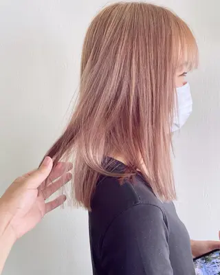 ミディアム カラー LOVESTOIKE 堂本のヘアスタイル