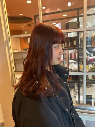 ロング カラー 艶髪に✧ / 透明感 カラー / 冨成のヘアスタイル