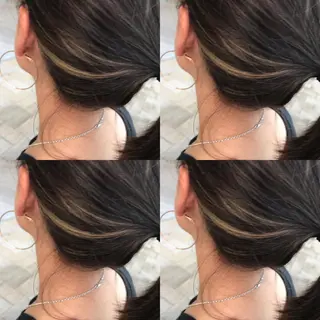 ミディアム カラー 大久保 隆蔵のヘアスタイル