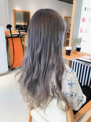 ロング カラー Days 透明感カラーのヘアスタイル