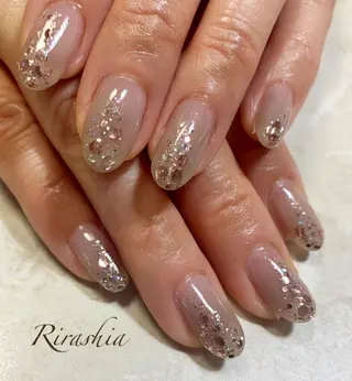 ネイル うる艶/透明感 Rirashaのネイルデザイン