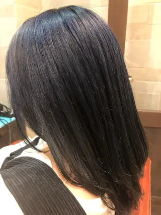 ミディアム カラー 美容室アークス所属・美容室ARKS 黒田杏奈のヘアスタイル