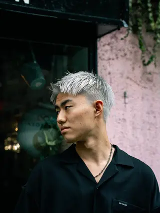 ショート カラー パーマ メンズ 🔗メンズサロン🔗 Kieのヘアスタイル