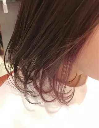 ミディアム カラー BEBE所属・ご新規様限定 透明感カラーKANAのヘアスタイル