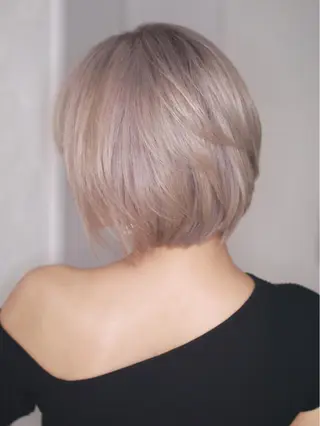 ショート カラー パーマ ヘアアレンジ 髪質改善専門店 エイジングケアのヘアスタイル