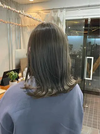ミディアム カラー 奥村 紘のヘアスタイル